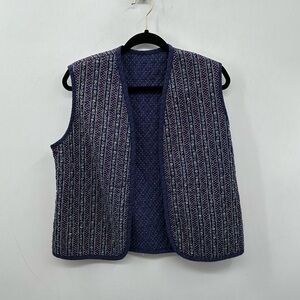 QUILTED FLORAL L BOHO cottagecore unbranded floral woman vest corpcore gorpcore